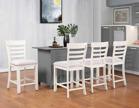 Hyland 24″ Counter Stool, Brown, Set of 2 by Steve Silver at Eve Furniture
