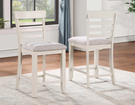 Hyland 24″ Counter Stool, Brown, Set of 2 by Steve Silver at Eve Furniture