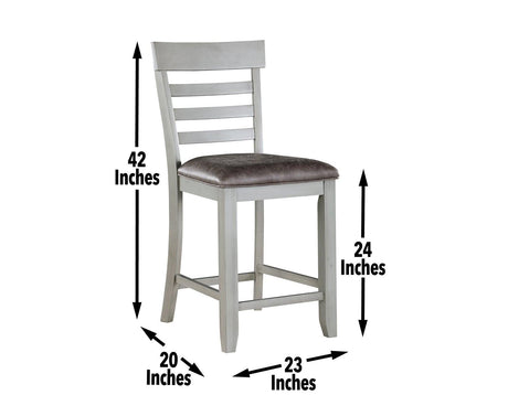 Hyland 24″ Counter Stool, Set of 2 by Steve Silver at Eve Furniture