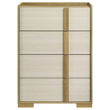 Hyland 4-drawer Chest of Drawers Natural by Coaster at Eve Furniture