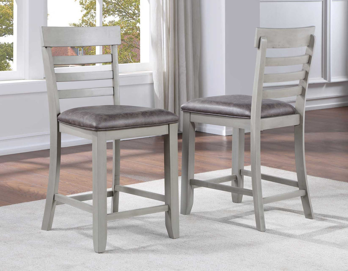 Hyland 5-Piece Counter Dining Set(Counter Table & 4 Counter Chairs)