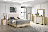 Hyland Natural 5-Piece Eastern King Bedroom Set