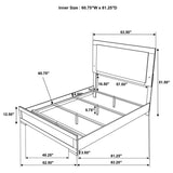 Hyland Natural 4-Piece Queen Bedroom Set by Coaster at Eve Furniture