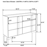 Hyland Natural 4-Piece Queen Bedroom Set by Coaster at Eve Furniture