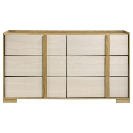 Hyland Natural 6-drawer Dresser by Coaster at Eve Furniture