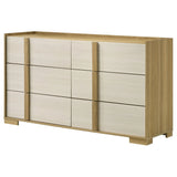 Hyland Natural 6-drawer Dresser by Coaster at Eve Furniture