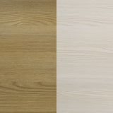 Hyland Natural and White Wood Queen LED Panel Bed by Coaster at Eve Furniture