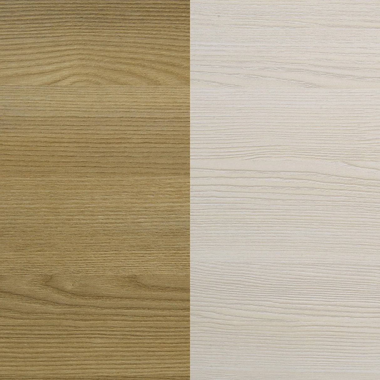 Hyland Natural and White Wood Queen LED Panel Bed by Coaster at Eve Furniture