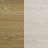 Hyland Natural and White Wood Queen LED Panel Bed by Coaster at Eve Furniture