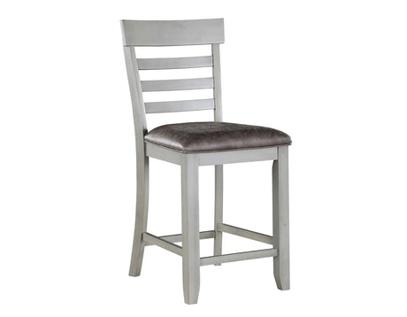 Hyland Stone Gray/Charcoal Counter Height Dining Set by Steve Silver at Eve Furniture