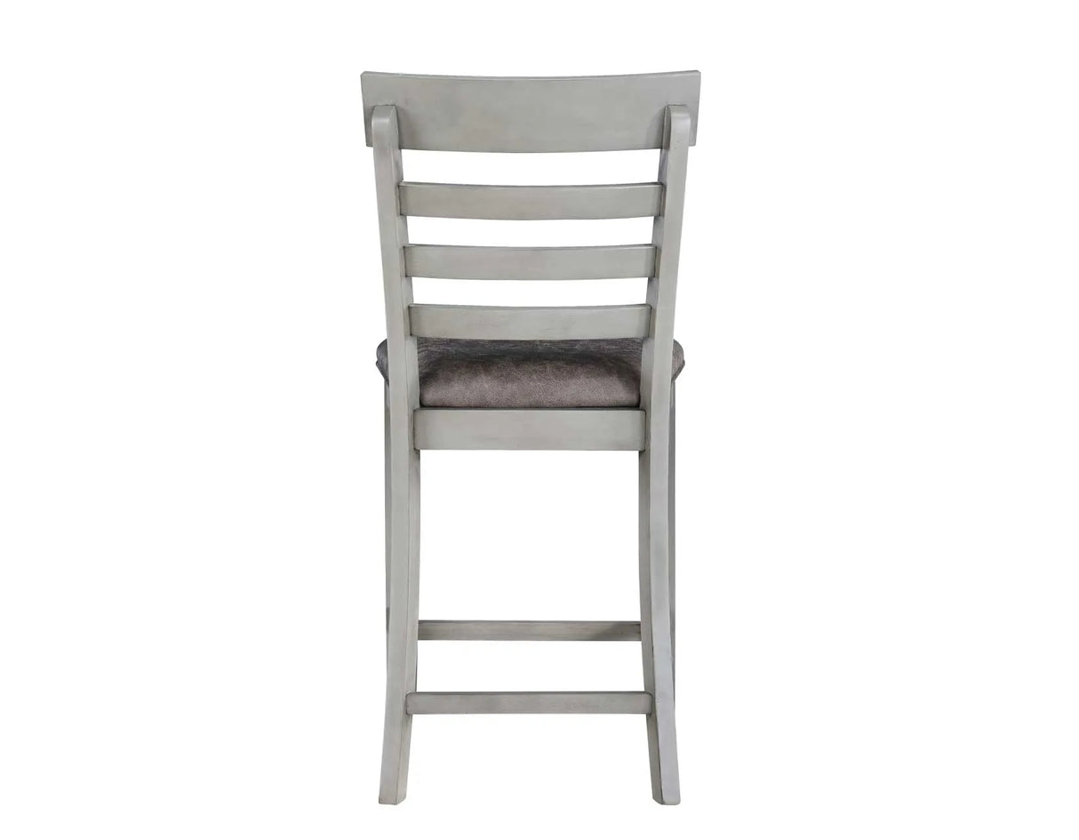 Hyland Stone Gray/Charcoal Counter Height Dining Set by Steve Silver at Eve Furniture