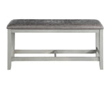 Hyland Stone Gray/Charcoal Counter Height Dining Set by Steve Silver at Eve Furniture