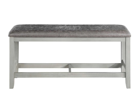 Hyland Stone Gray/Charcoal Counter Height Dining Set by Steve Silver at Eve Furniture