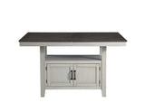 Hyland Stone Gray/Charcoal Counter Height Dining Set by Steve Silver at Eve Furniture