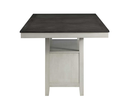 Hyland Stone Gray/Charcoal Counter Height Dining Set by Steve Silver at Eve Furniture