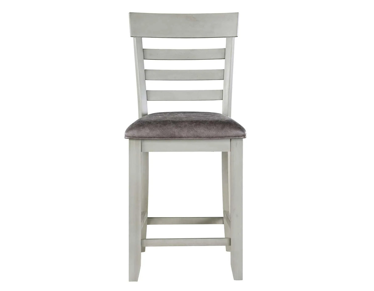 Hyland Stone Gray/Charcoal Counter Height Dining Set by Steve Silver at Eve Furniture