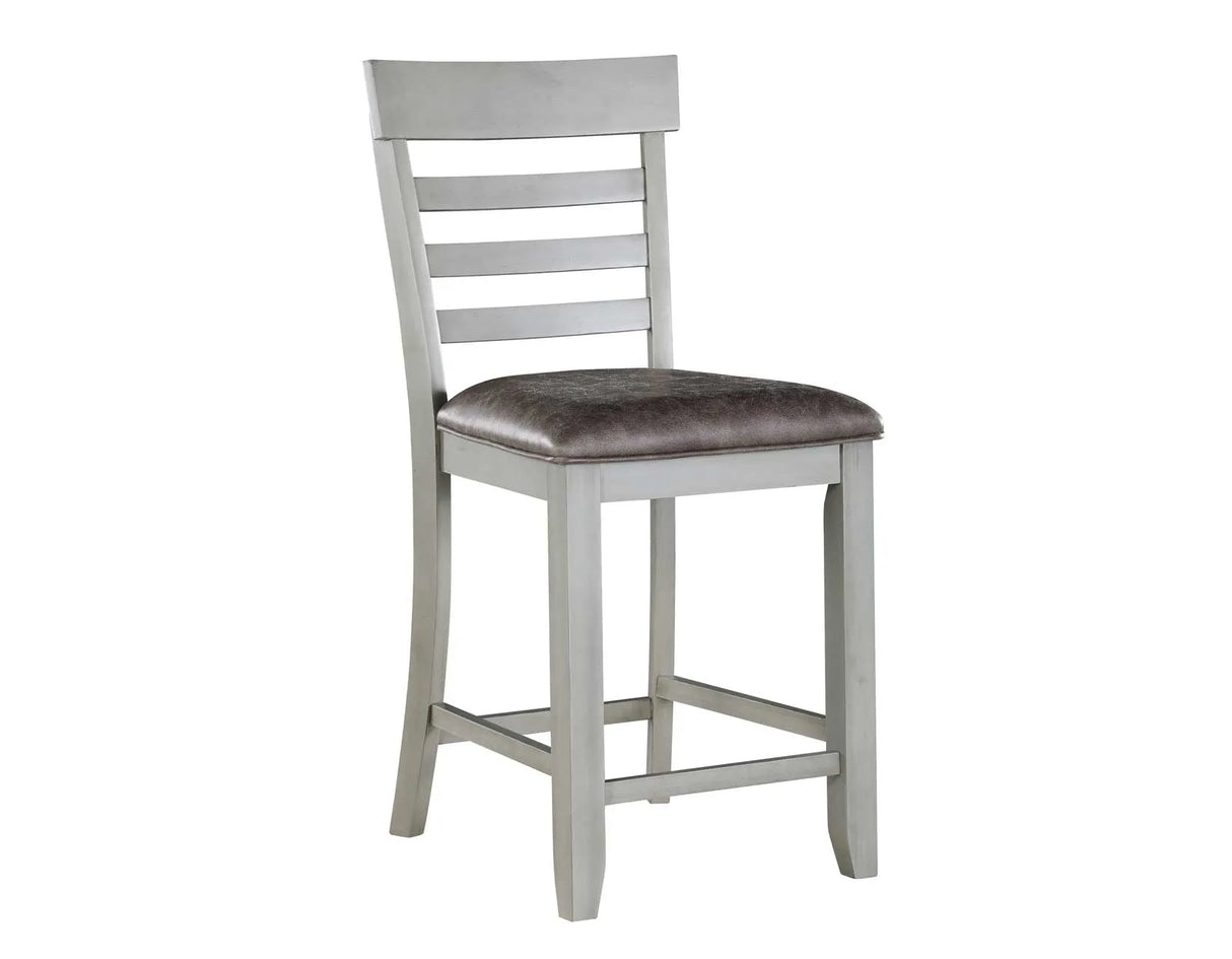 Hyland Stone Gray/Charcoal Counter Height Dining Set by Steve Silver at Eve Furniture