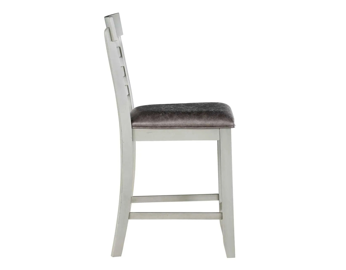 Hyland Stone Gray/Charcoal Counter Height Dining Set by Steve Silver at Eve Furniture
