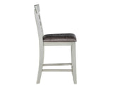 Hyland Stone Gray/Charcoal Counter Height Dining Set by Steve Silver at Eve Furniture
