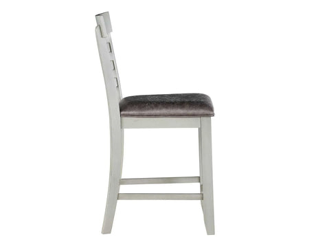 Hyland Stone Gray/Charcoal Counter Height Dining Set by Steve Silver at Eve Furniture