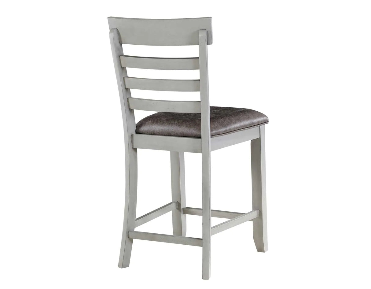 Hyland Stone Gray/Charcoal Counter Height Dining Set by Steve Silver at Eve Furniture