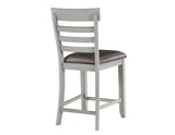 Hyland Stone Gray/Charcoal Counter Height Dining Set by Steve Silver at Eve Furniture