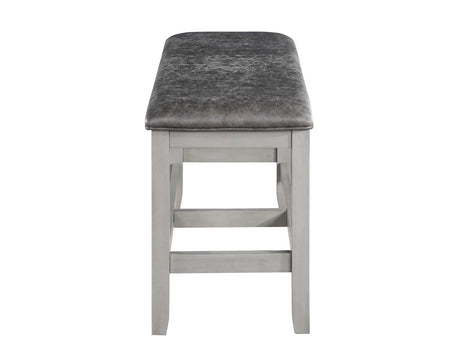 Hyland Stone Gray/Charcoal Counter Height Dining Set by Steve Silver at Eve Furniture