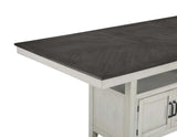 Hyland Stone Gray/Charcoal Counter Height Dining Set by Steve Silver at Eve Furniture