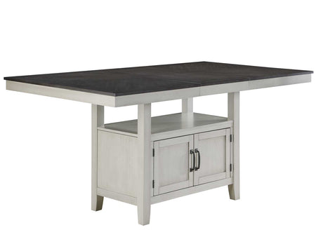Hyland Stone Gray/Charcoal Counter Height Dining Set by Steve Silver at Eve Furniture