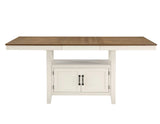 Hyland Two-tone Counter Height Dining Set by Steve Silver at Eve Furniture