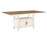 Hyland Two-tone Counter Height Dining Set by Steve Silver at Eve Furniture