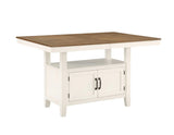 Hyland Two-tone Counter Height Dining Set by Steve Silver at Eve Furniture