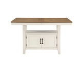 Hyland Two-tone Counter Height Dining Set by Steve Silver at Eve Furniture