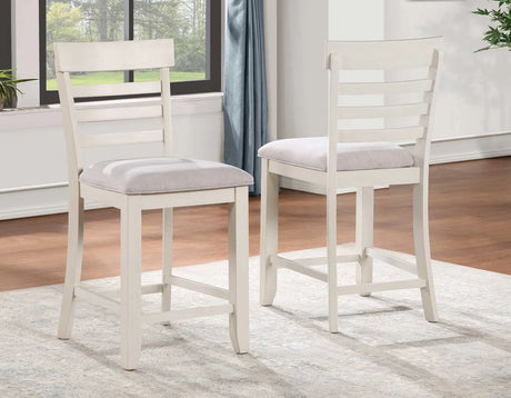 Hyland Two-tone Counter Height Dining Set by Steve Silver at Eve Furniture