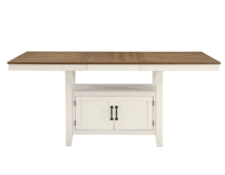 Hyland Two-tone Counter Height Dining Set by Steve Silver at Eve Furniture