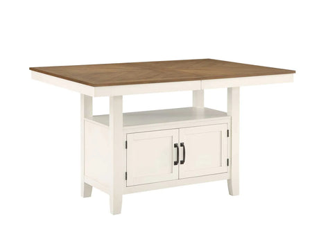 Hyland Two-tone Counter Height Dining Set by Steve Silver at Eve Furniture