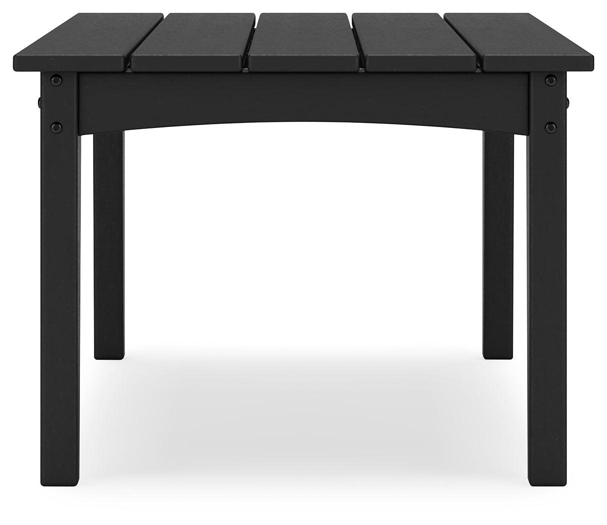 Hyland wave Black Outdoor Coffee Table by Ashley at Eve Furniture