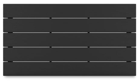 Hyland wave Black Outdoor Coffee Table by Ashley at Eve Furniture