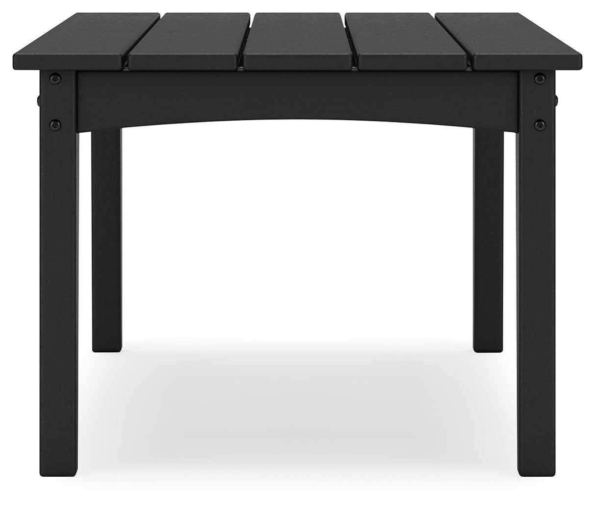 Hyland wave Black Outdoor Coffee Table