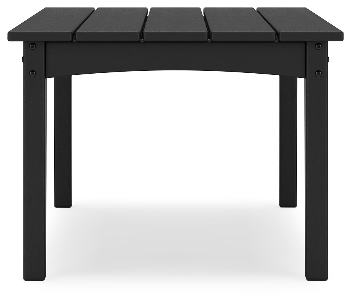 Hyland wave Black Outdoor Coffee Table