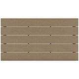 Hyland wave Driftwood Outdoor Coffee Table by Ashley at Eve Furniture