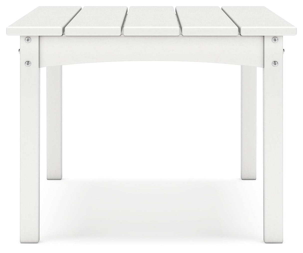 Hyland wave White Outdoor Coffee Table by Ashley at Eve Furniture