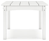 Hyland wave White Outdoor Coffee Table by Ashley at Eve Furniture