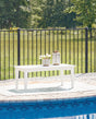Hyland wave White Outdoor Coffee Table by Ashley at Eve Furniture