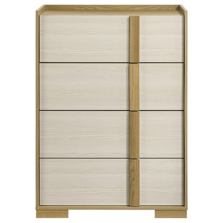 Hyland 4-drawer Chest of Drawers Natural by Coaster at Eve Furniture
