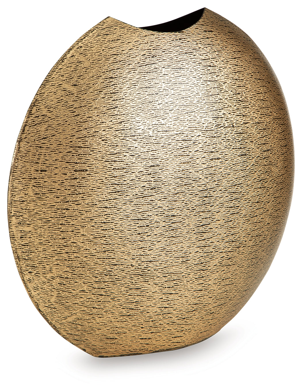 Iansboro Antique Gold Finish Vase by ASHLEY FURNITURE at Eve Furniture