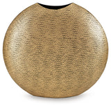 Iansboro Antique Gold Finish Vase by ASHLEY FURNITURE at Eve Furniture