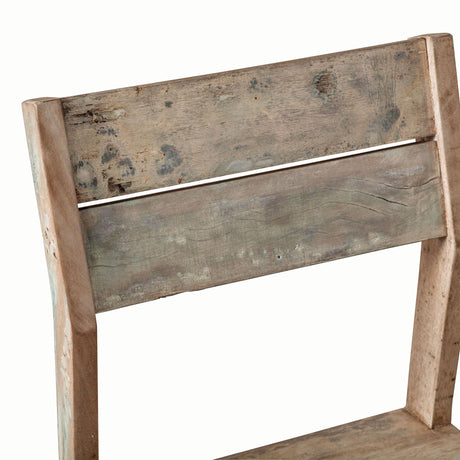 Ibiza 17" Dining Chair in Vintage Teal Reclaimed Wood, Set of 2 by Home Trends & Design at Eve Furniture