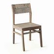 Ibiza 17" Dining Chair in Vintage Teal Reclaimed Wood, Set of 2 by Home Trends & Design at Eve Furniture