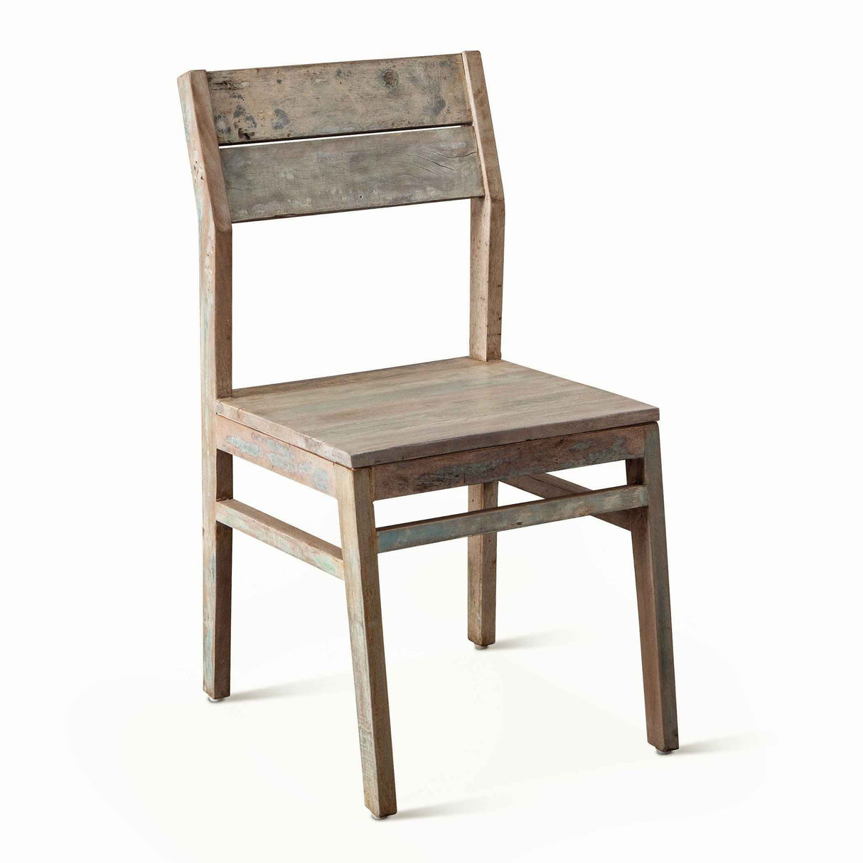 Ibiza 17" Dining Chair in Vintage Teal Reclaimed Wood, Set of 2 by Home Trends & Design at Eve Furniture